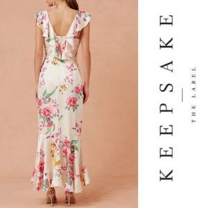 💖STUN KEEPSAKE SATIN LOVE ARROWS DRESS